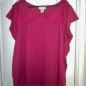 NEW  Liz Claiborne Women's Short Sleeve Boat-Neck Blouse 3X